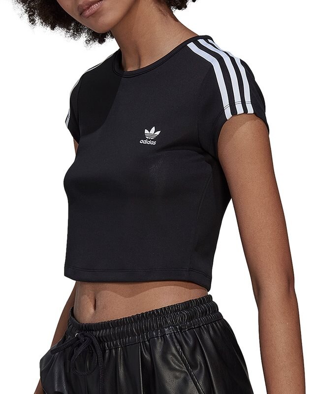 adidas Originals Adicolor Classics Crop 3-Stripes T-Shirt (HM4710)