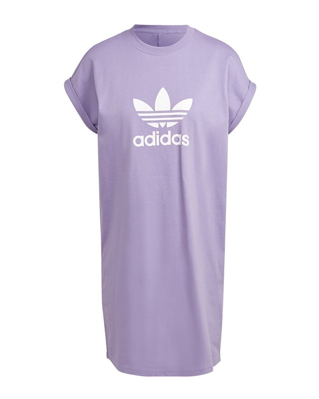 adicolor classics trefoil tee dress Shop adidas Originals Women's Adicolor Classics Trefoil Tee Dress Purple Online in KSA -SSS