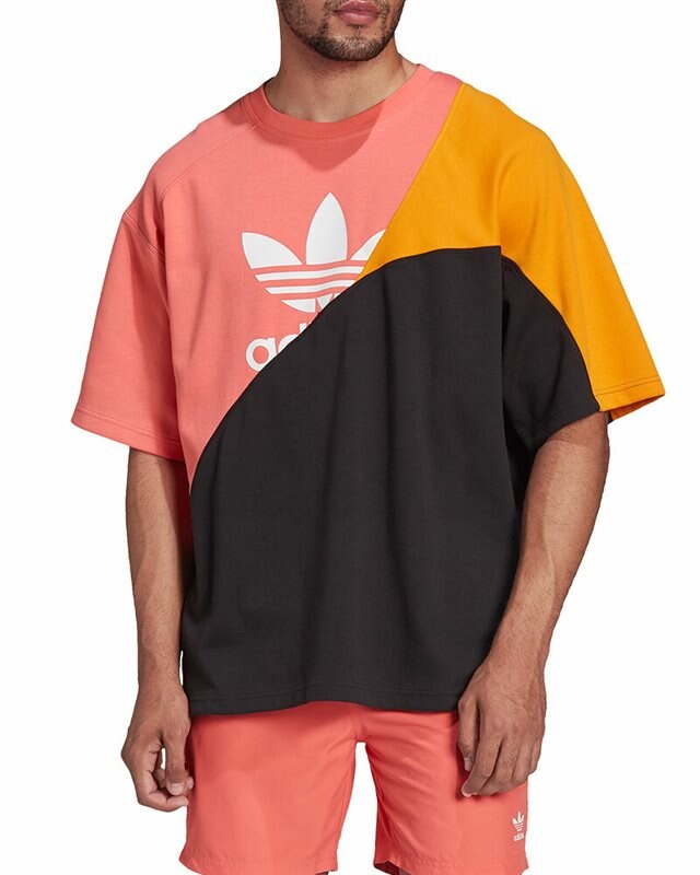 Adidas color block shirt outlet