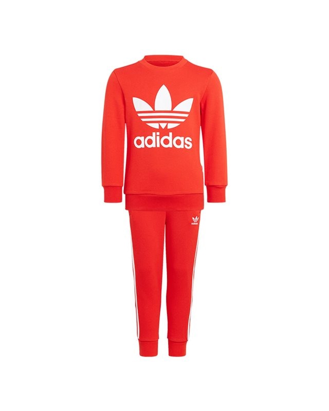 H25253 adidas Originals Adicolor Crew Set | H25251 | Röd | Kläder | Footish