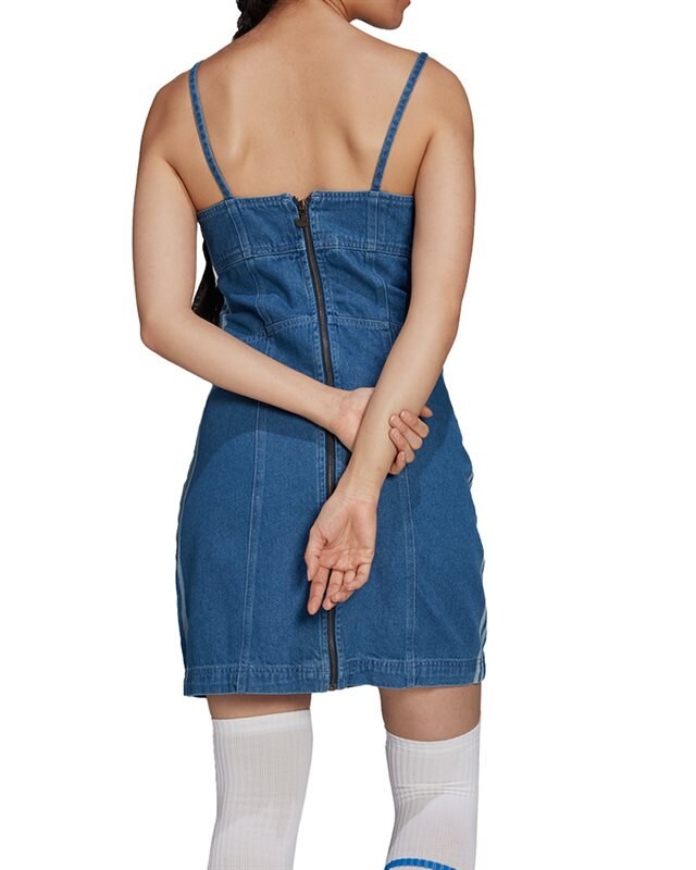 adidas Originals Adicolor Denim Dress | H11516 | Blue | Clothes | Footish