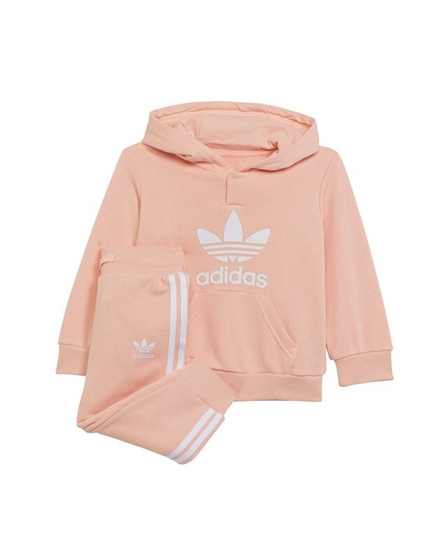 adidas Originals Adicolor Hoodie Set | H25220 | Rosa | Kläder | Footish