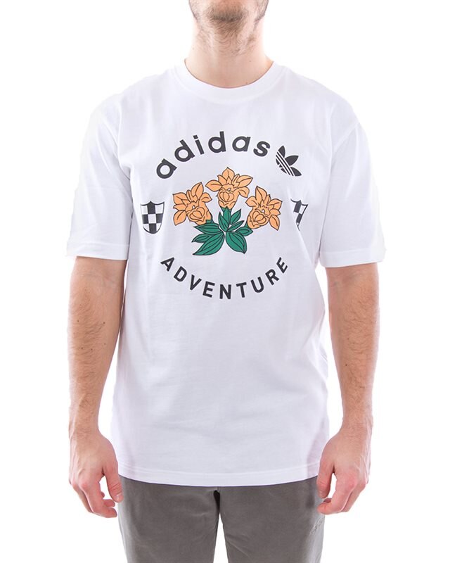 væske udrydde betaling adidas Originals Adventure Flowers T-shirt | GN2371 | White | Clothes |  Footish