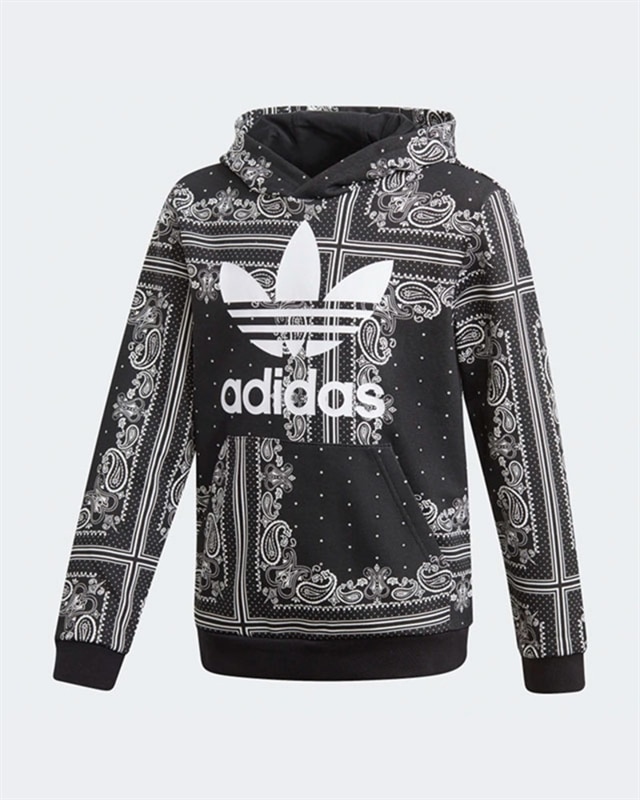 adidas Originals Bandana Hoodie DW3832 Black Klader Footish