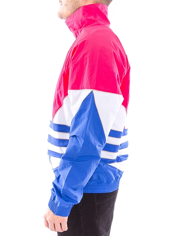 Big trefoil outline on sale woven colorblock track jacket