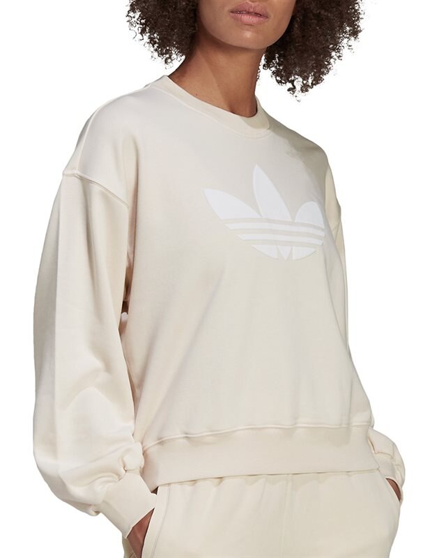 adidas Originals Crew Sweatshirt | HU1606 | Vit | Kläder | Footish