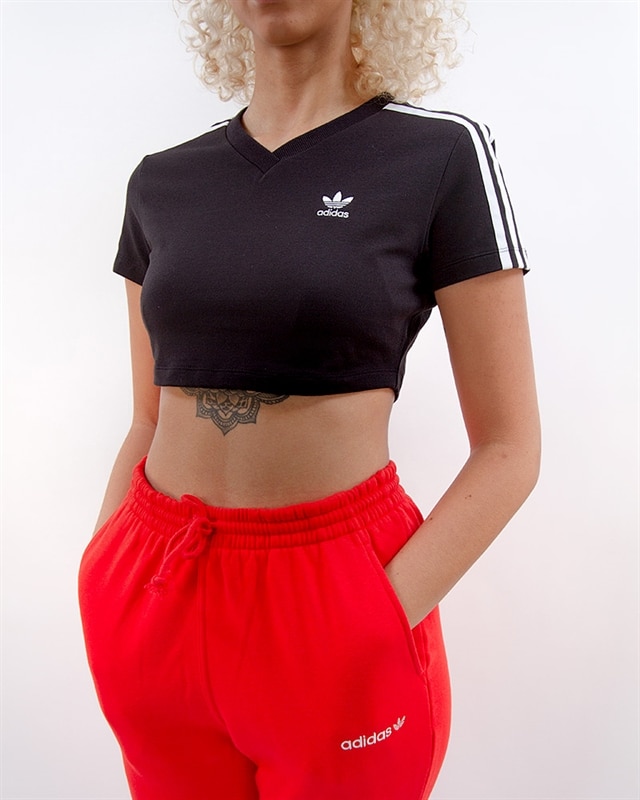adidas Originals Cropped Tee DV2622 Svart Klader Footish