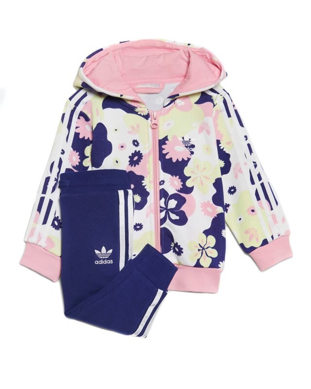 adidas Originals Flower Print Full-Zip Hoodie Set (HC1965)