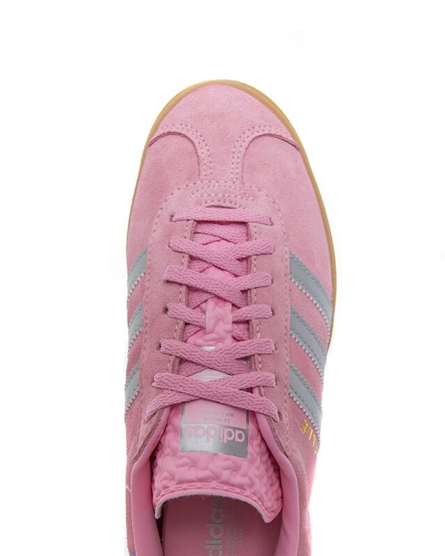 adidas gazelle silver green womens Replacement Laces for adidas Gazelle Blue Pink Pink Blue Braid / 120 cm / 47 in / Sawtooth Laces main image 0