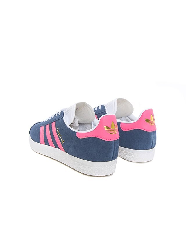 adidas gazelle silver green womens Adidas Gazelle Bold J In Navy Pink For Youth main image 0