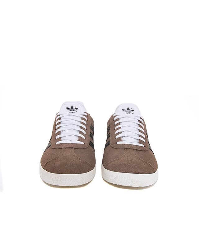 adidas gazelle silver green womens adidas Originals Gazelle Spikeless Golf Shoes - Dark Brown/Chalk White/Gum-  JQ7747 main image 0