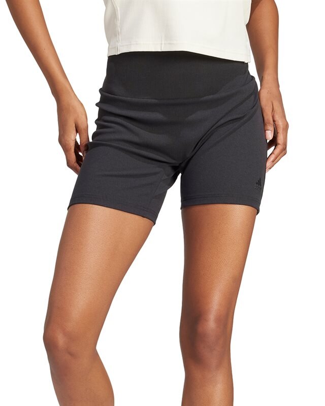 adidas Originals Lounge Ribbed High-Waist Bike Shorts (IR8786)