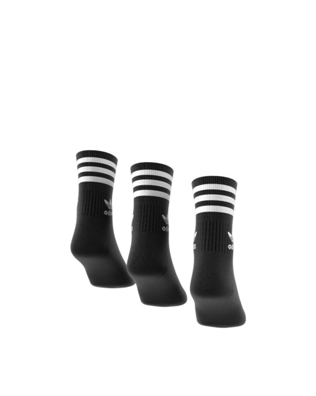 Socks adidas Originals Mid Cut Crew Sock 3Pack black / white (GD3576) –  Queens 💚