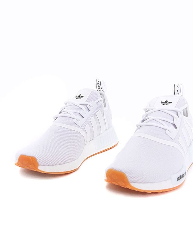 adidas gazelle silver green womens Shop White Mens NMD R1 Lace Up Sneakers – Shoebacca main image 1