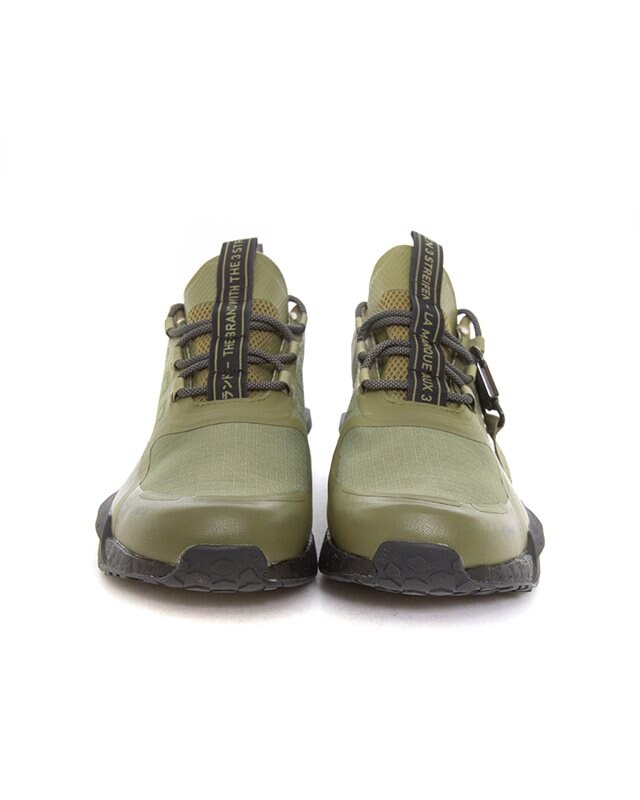 adidas gazelle silver green womens Moncler x Adidas Unisex NMD Runner Dark Green High Top Sneakers