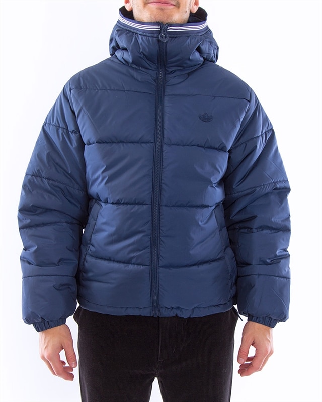 adidas Originals Padded Hooded Puffer GE1292 Blue Clothes Footish