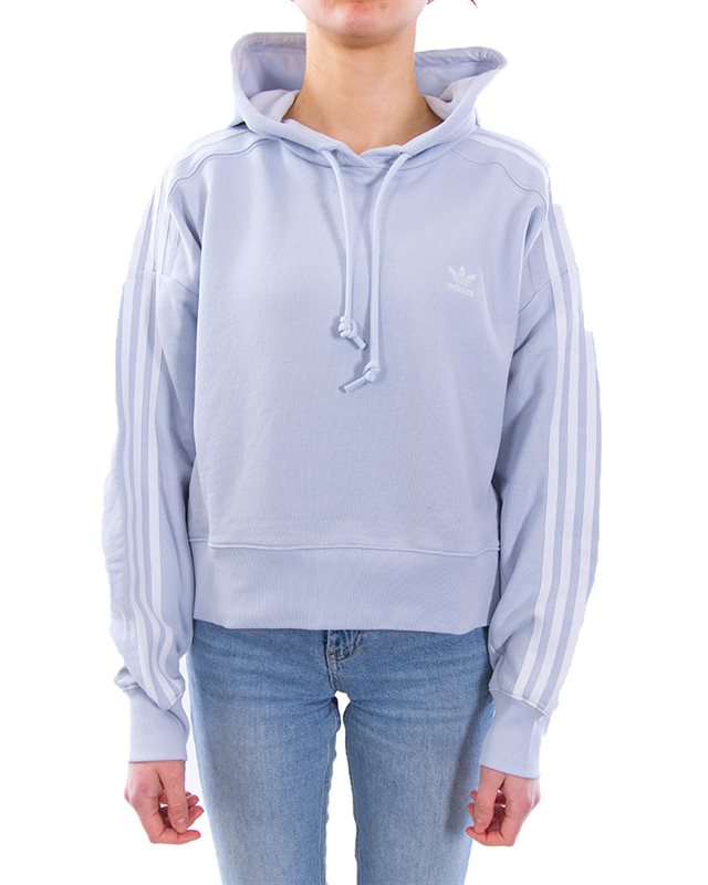 adidas Originals Short Hoodie W GN2893 Blue Clothes Footish