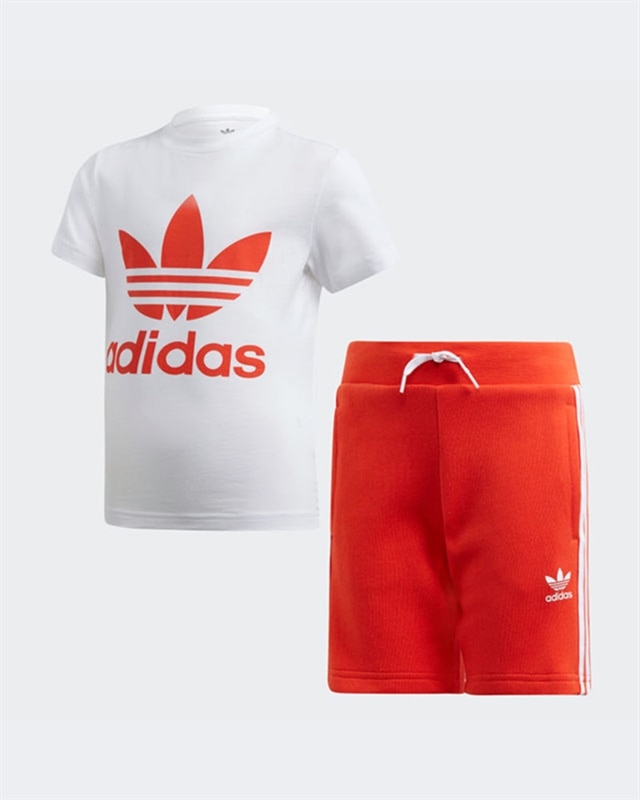 adidas Originals Short Tee Set | DW9708 | White | Kläder | Footish