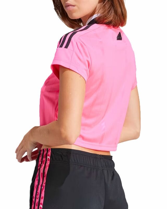 Tシャツ・カットソー adidas Tiro Crop Tee W Pink IS0727 adidas Tiro Summer Crop Jersey - Pink | adidas Malaysia