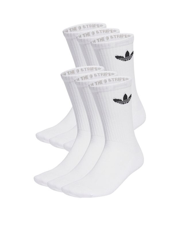 adidas Originals Trefoil Cushion Crew Socks 6 Pairs (IJ5619)