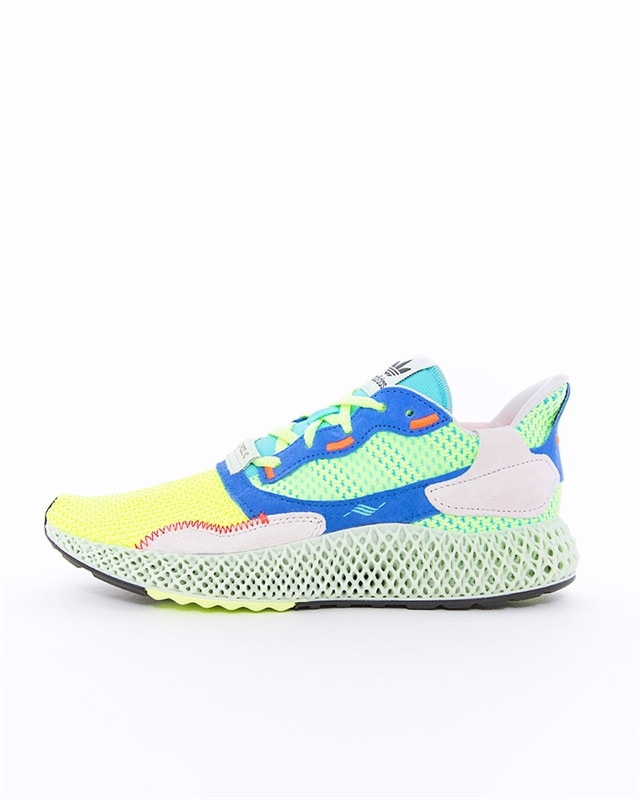 adidas Originals ZX 4000 4D The Boost Lab | EF9623 | Yellow | Sneakers |  Skor | Footish