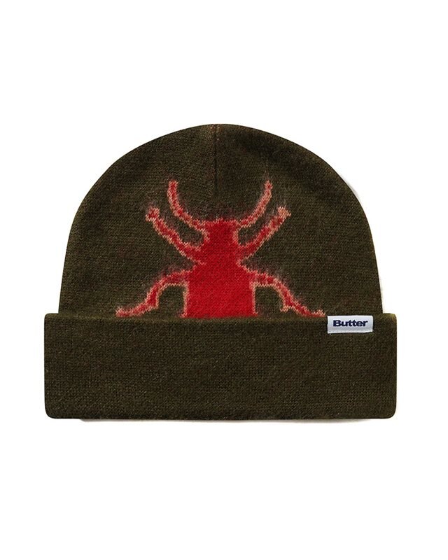 Butter Beetle Mohair Beanie (BG254812-GRE)