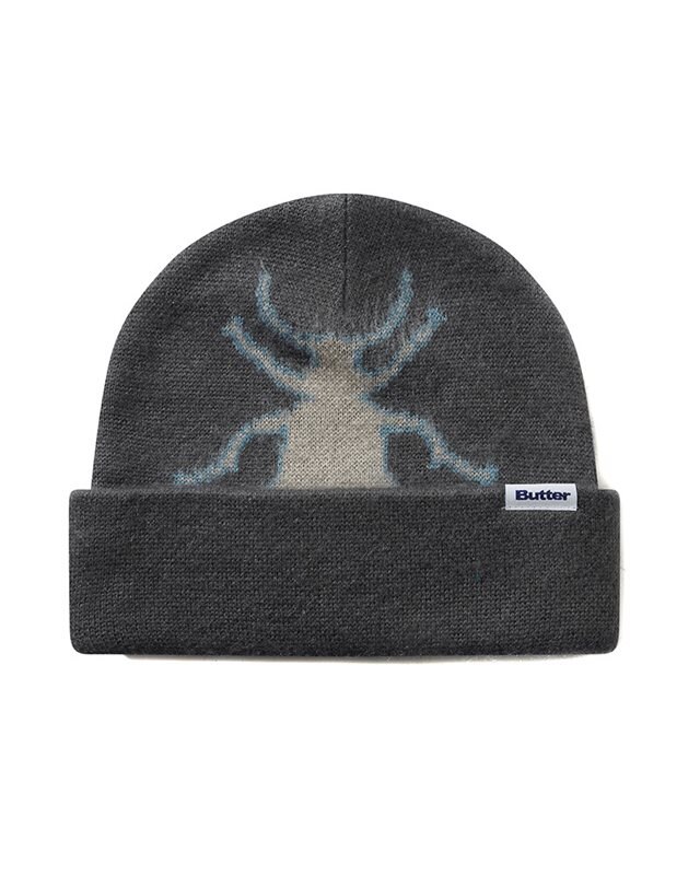 Butter Beetle Mohair Beanie (BG254812-GRE)
