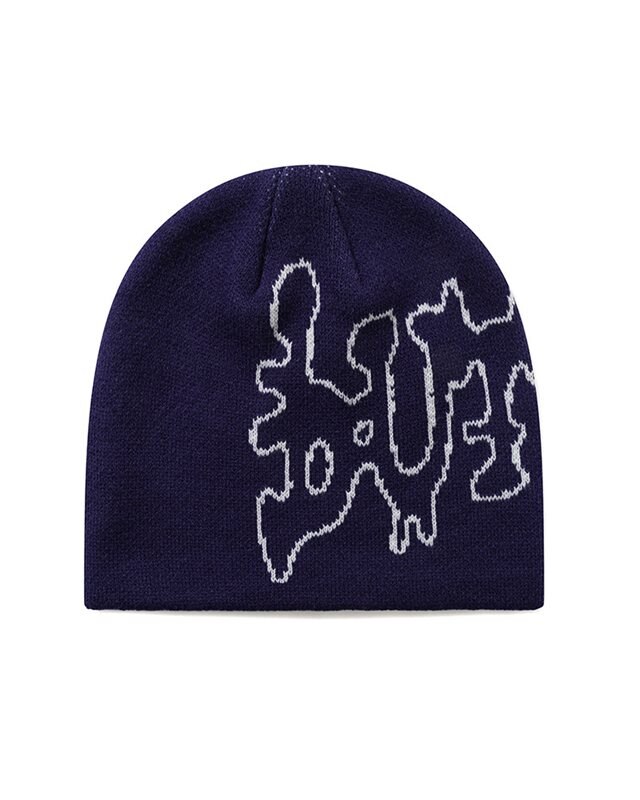 Butter Blotch Skully Beanie (BG254807-NVY)