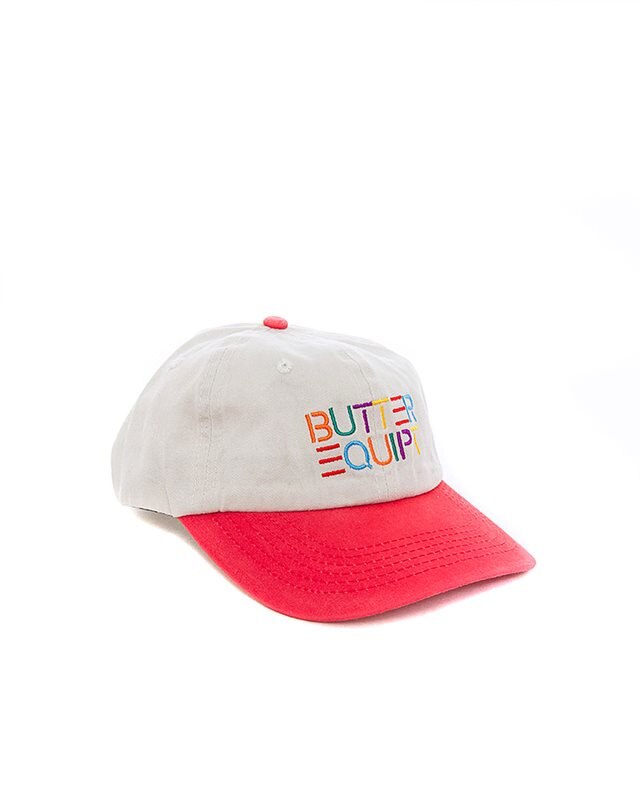 Butter Goods Equipt 6 Panel Cap (EQUIPT6PANELWHT)