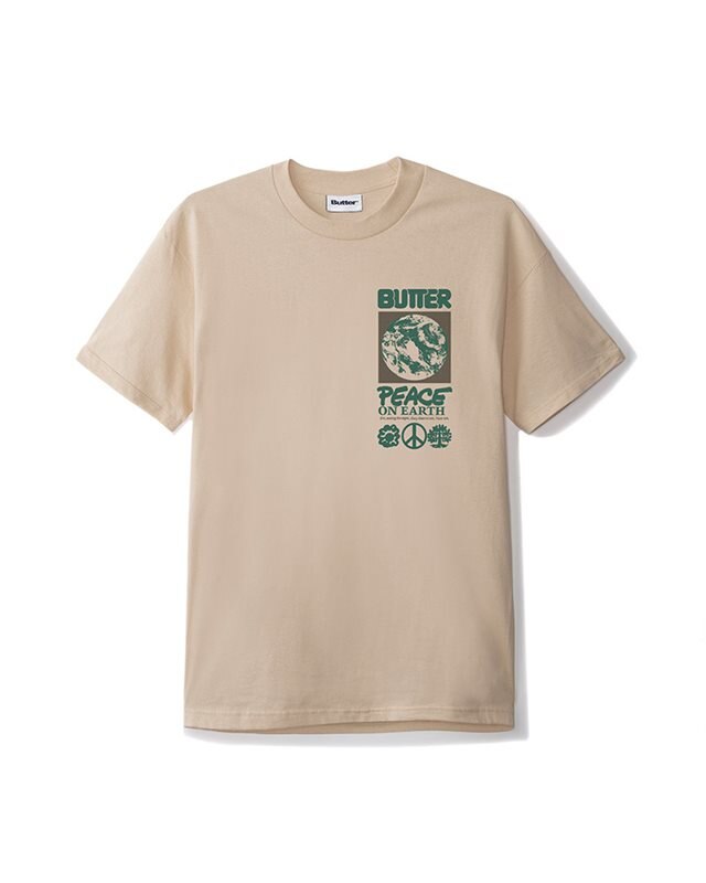 Butter Goods Peace ON Earth Tee (BGQ422D20403)