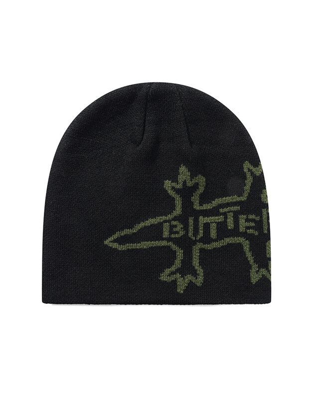 Butter Reptile Skully Beanie (BG254808-BLK)