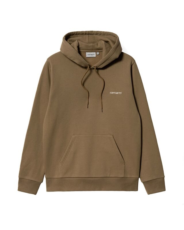 Carhartt WIP Hooded Script Embroidery Sweat (I031243-1GM-XX-03)