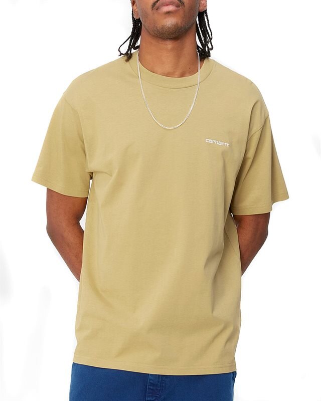 Carhartt WIP S/S Script Embroidery T-Shirt (I030435.22W.XX.03)