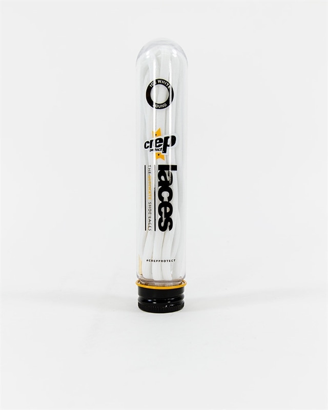 Crep Protect Laces - Round White (0642968099889)