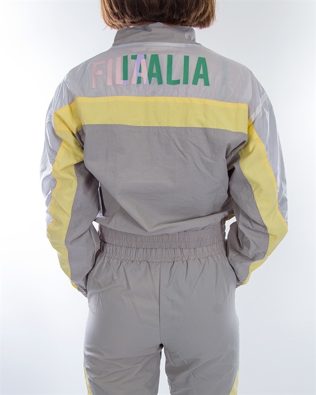 FILA Conchita Quarter Zip Track Jacket 684435 B40 Gray Klader Footish