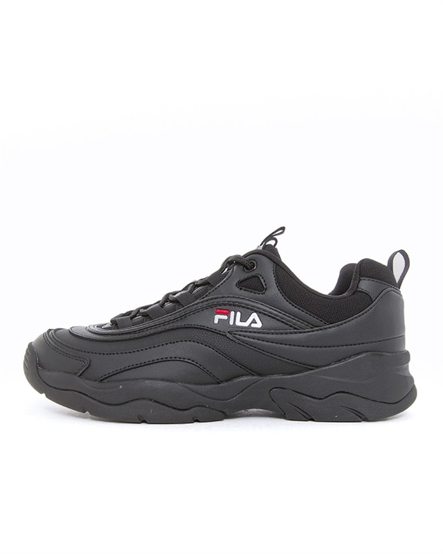 fila ray low black