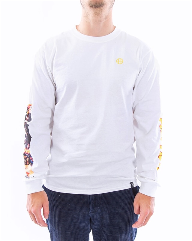 HUF Collage L/S Tee (TS01308-WHT)
