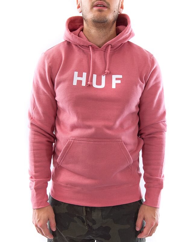 HUF Essentials OG Logo P/O Hoodie (PF00099-ROSE)