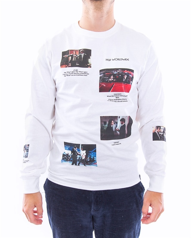 HUF Scenes L/S Tee (TS01306-WHT)