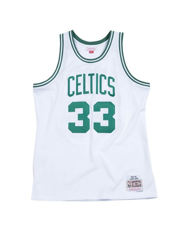 Mitchell & Ness Swingman Jersey - Larry Bird 85 (SMJYGS18141-BCEWHIT85LBI)