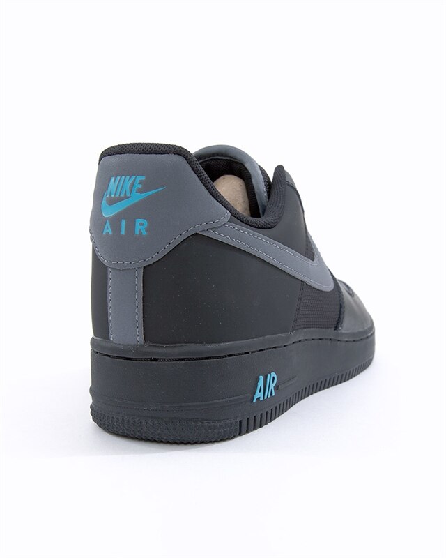 nike air force 1 low black blue fury cool grey