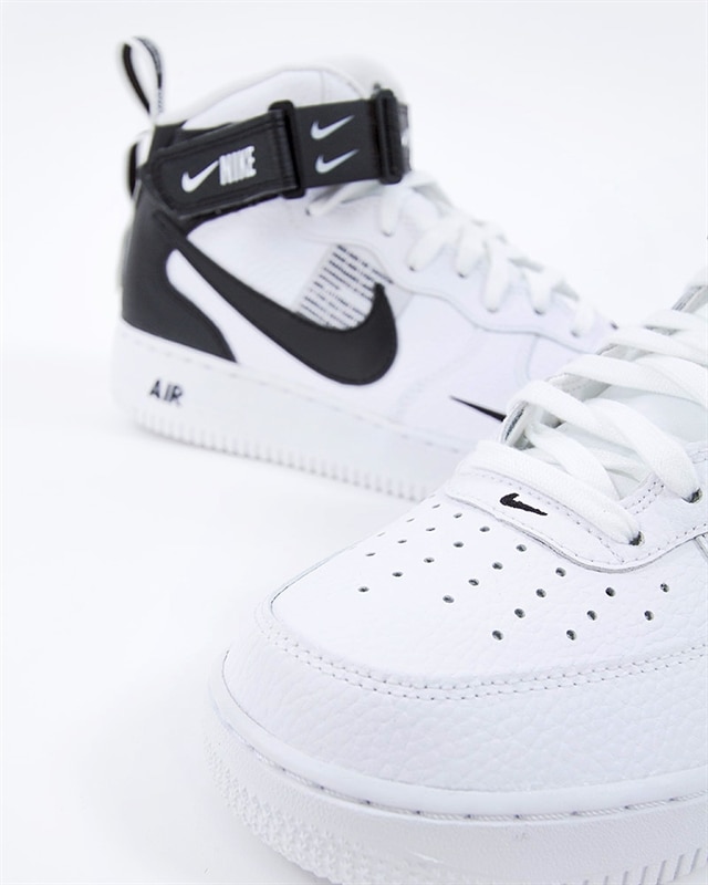air force 1 mid 07 lv8 white black