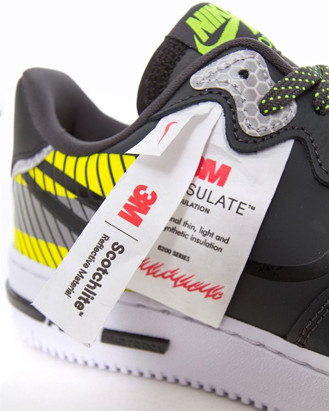 Nike Air Force React LX CT3316-003 Black Sneakers Shoes