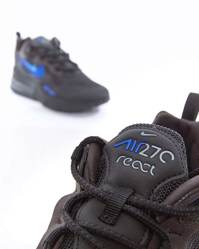 Nike Air Max 270 React Black/Blue Hero-Hyper Royal - CT2203-001