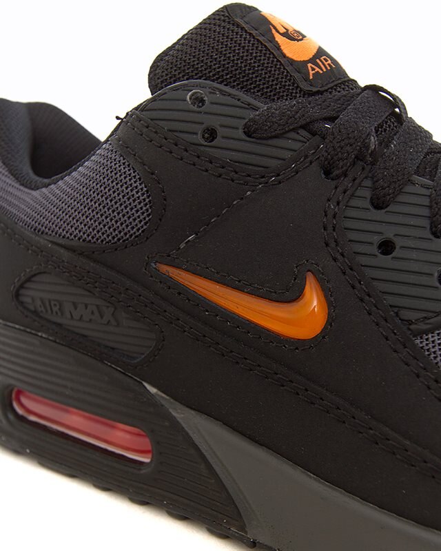 Nike air max 90 black and orange online junior