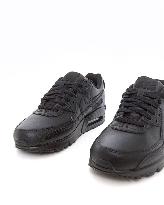 nike air max 90 leather all black