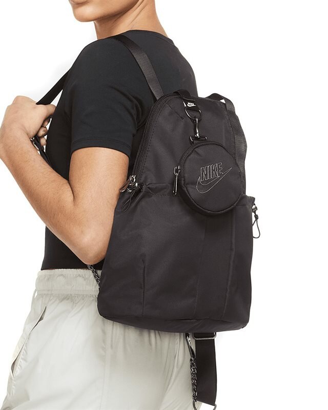 【Nike】 正規品★ Futura Luxe Mini Backpack Black Nike Sportswear FUTURA LUXE MINI SET UNISEX - Plecak/czarny