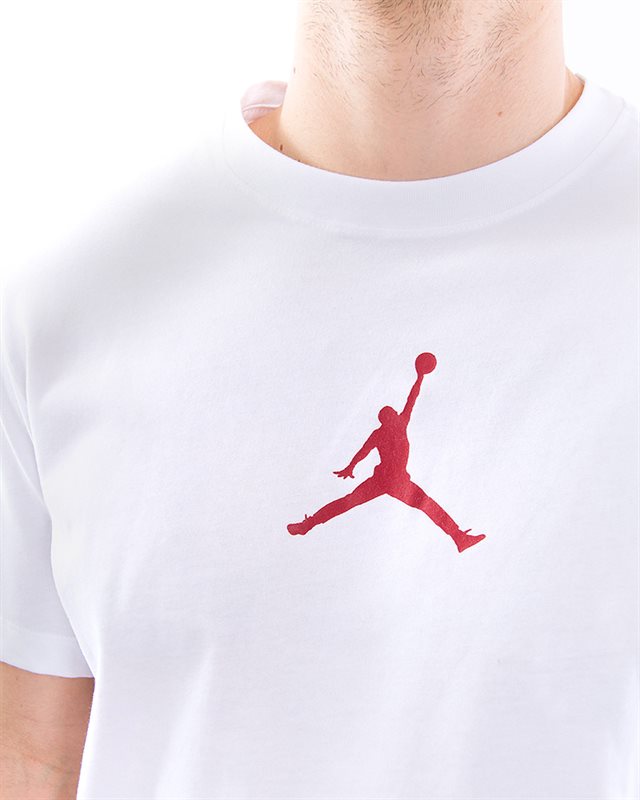 Nike Jordan Jumpman Short-Sleeve Crew | CW5190-101 | White | Clothes |  Footish