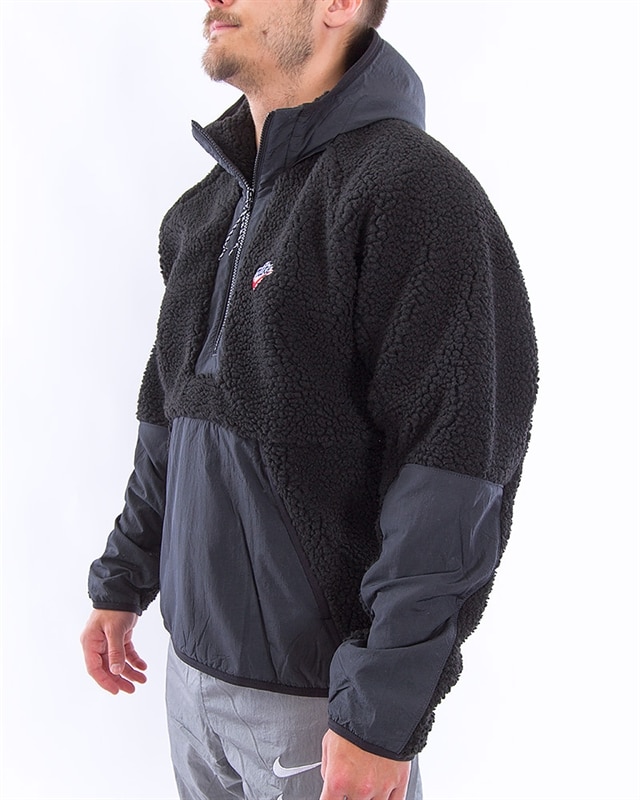 Nike sherpa fleece half zip discount