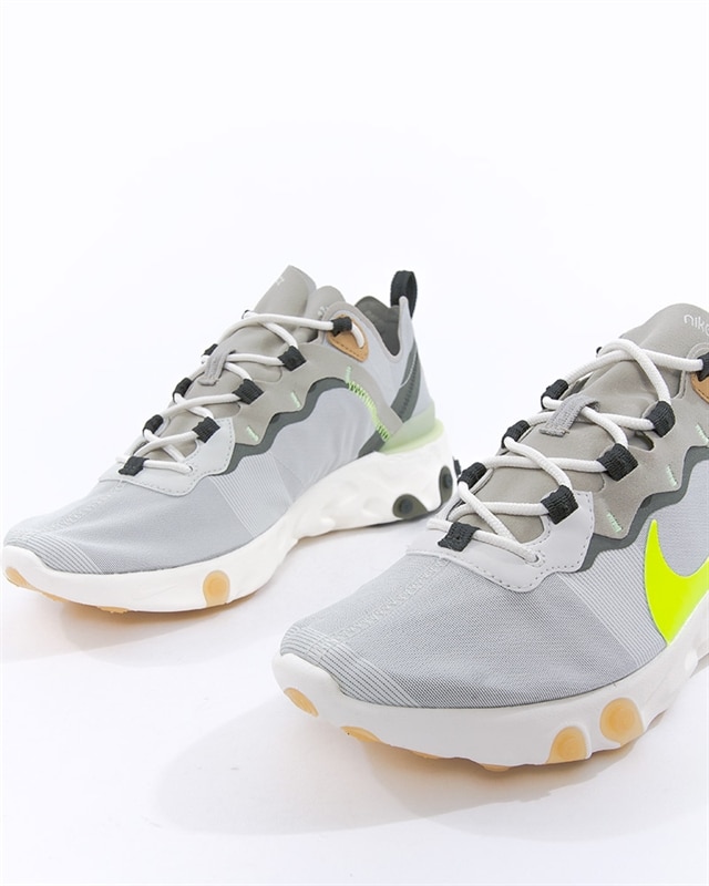 Nike React Element 55 BQ6166 009 Green Sneakers Skor Footish